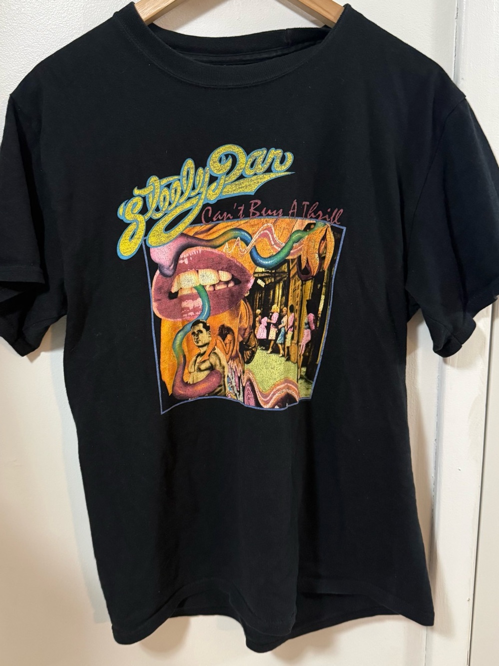 Steely Dan can’t buy a thrill album tour tee shirt